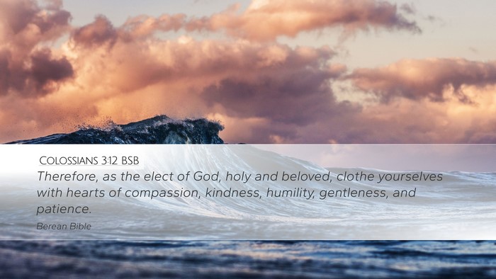 Colossians 3:12 BSB Bible Verse Image