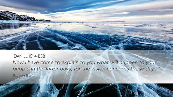 Daniel 10:14 BSB Bible Verse Image