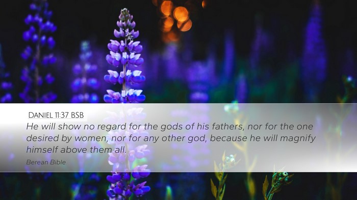 Daniel 11:37 BSB Bible Verse Image