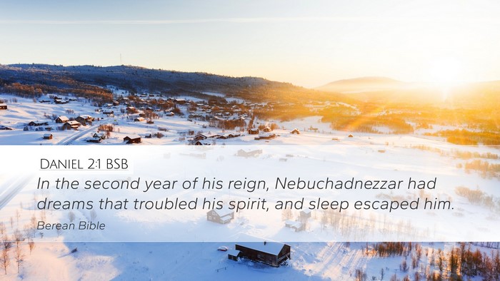 Daniel 2:1 BSB Bible Verse Image