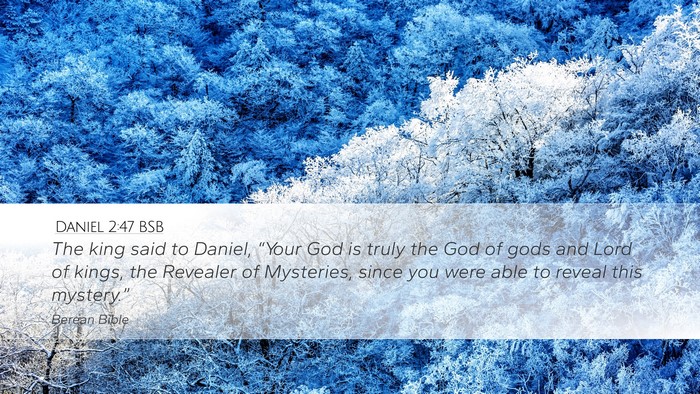 Daniel 2:47 BSB Bible Verse Image