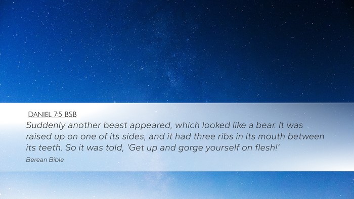 Daniel 7:5 BSB Bible Verse Image