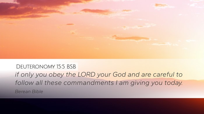 Deuteronomy 15:5 BSB Bible Verse Image
