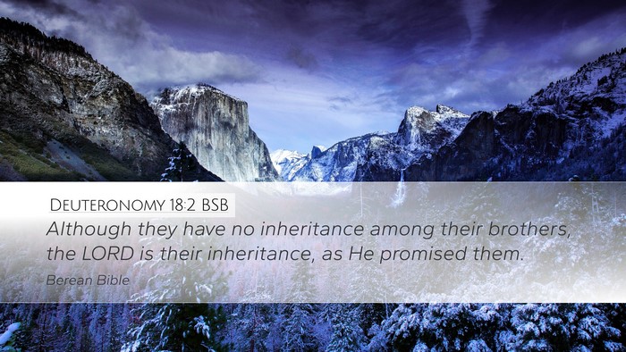 Deuteronomy 18:2 BSB Desktop Wallpaper - Although they have no inheritance among their - Desktop Bible Verse Wallpaper