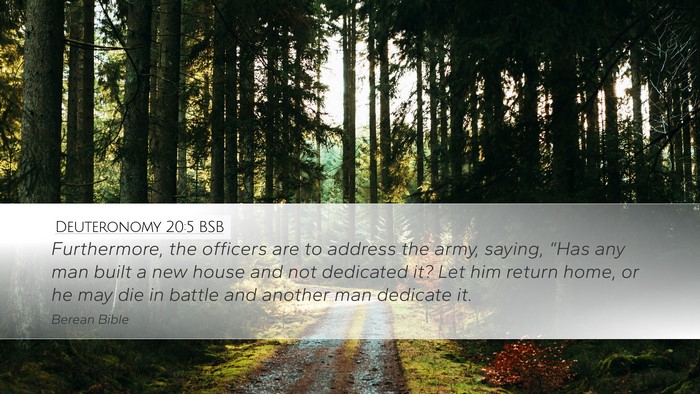 Deuteronomy 20:5 BSB Bible Verse Image