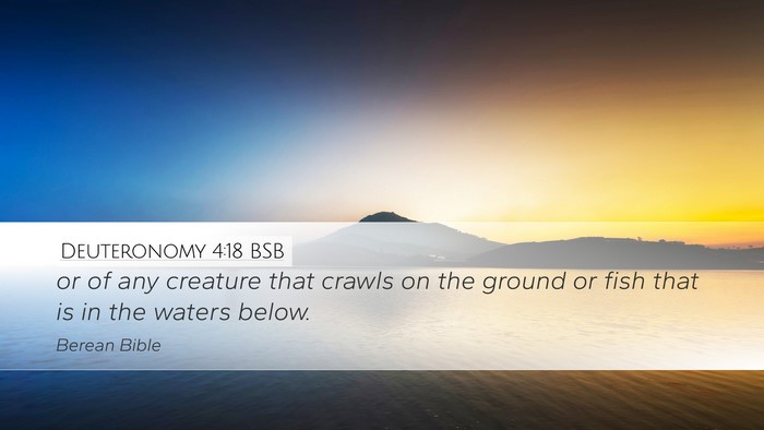 Deuteronomy 4:18 BSB Bible Verse Image