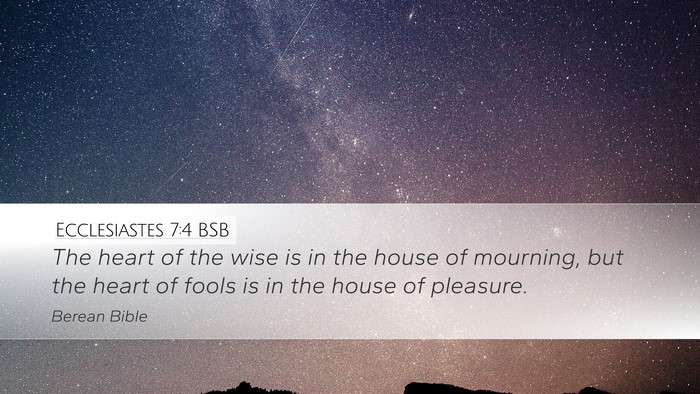 Ecclesiastes 7:4 BSB Bible Verse Image