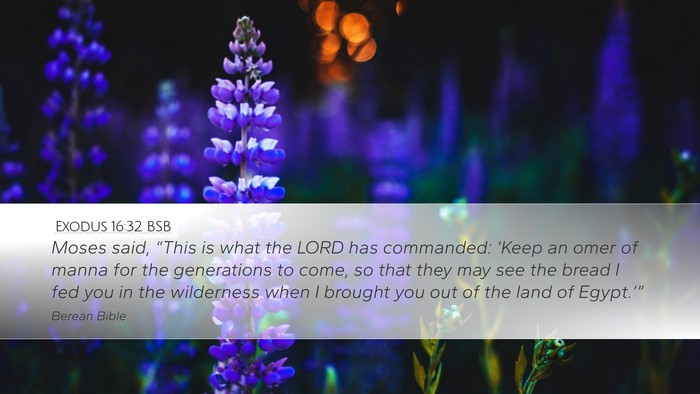 Exodus 16:32 BSB Bible Verse Image