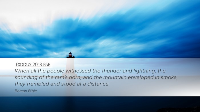 Exodus 20:18 BSB Bible Verse Image