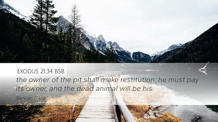 Exodus 21:34 BSB Bible Verse Image