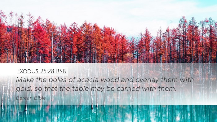 Exodus 25:28 BSB Bible Verse Image