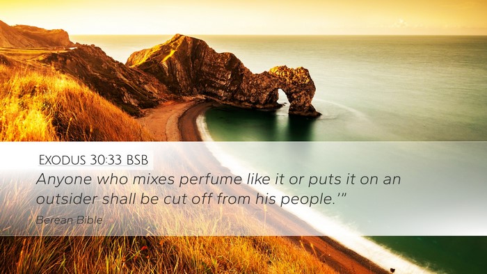 Exodus 30:33 BSB Bible Verse Image