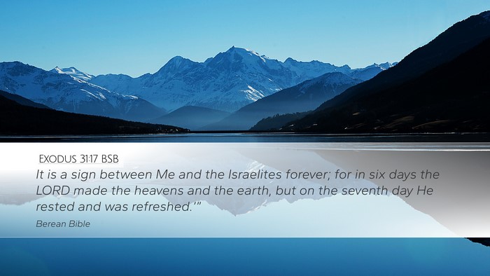 Exodus 31:17 BSB Bible Verse Image