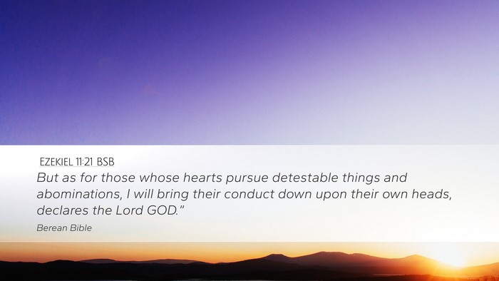 Ezekiel 11:21 BSB Bible Verse Image