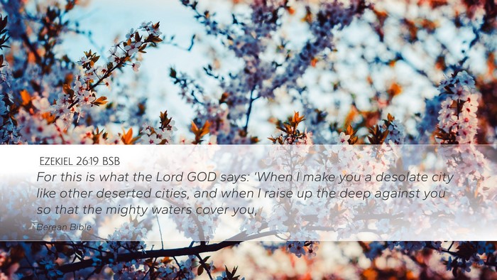 Ezekiel 26:19 BSB Bible Verse Image