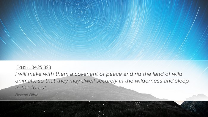 Ezekiel 34:25 BSB Bible Verse Image
