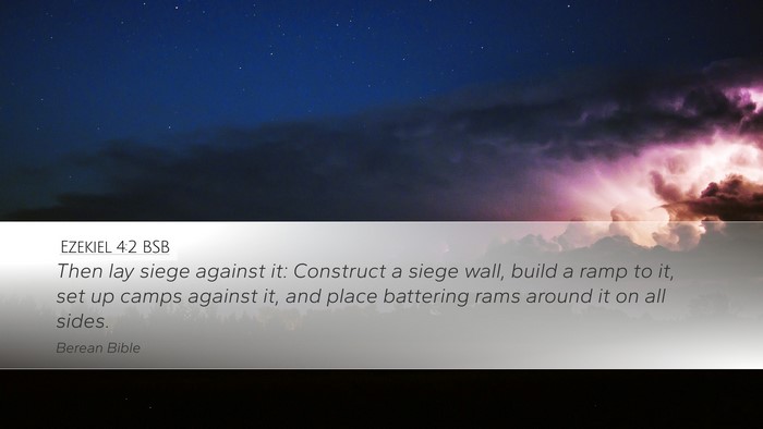 Ezekiel 4:2 BSB Bible Verse Image