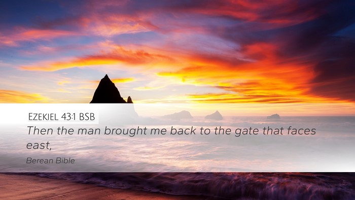 Ezekiel 43:1 BSB Bible Verse Image