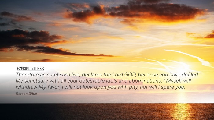 Ezekiel 5:11 BSB Bible Verse Image