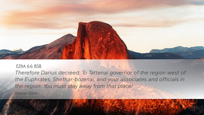 Ezra 6:6 BSB Bible Verse Image