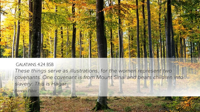 Galatians 4:24 BSB Bible Verse Image