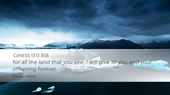 Genesis 13:15 BSB Bible Verse Image