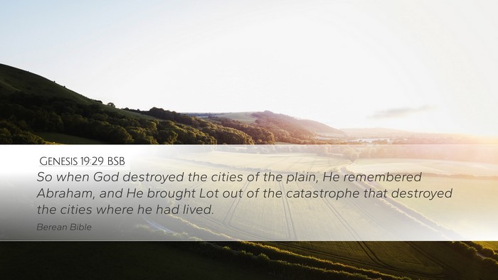Genesis 19:29 BSB Bible Verse Image