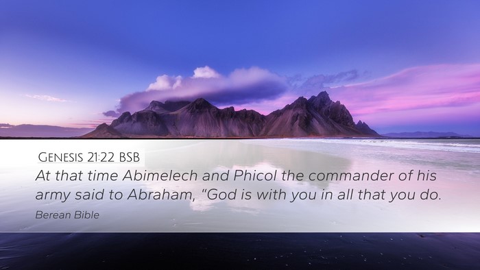 Genesis 21:22 BSB Bible Verse Image