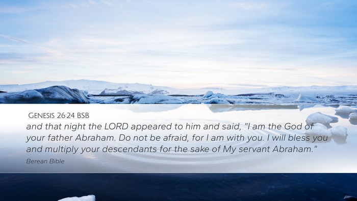 Genesis 26:24 BSB Bible Verse Image