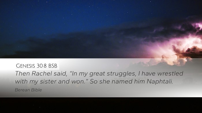 Genesis 30:8 BSB Bible Verse Image