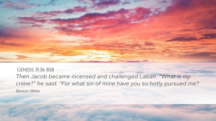 Genesis 31:36 BSB Bible Verse Image