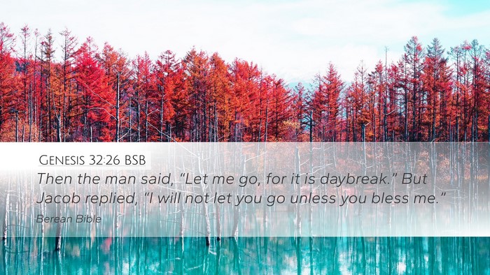 Genesis 32:26 BSB Bible Verse Image