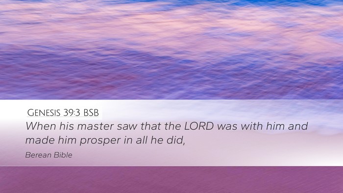 Genesis 39:3 BSB Bible Verse Image