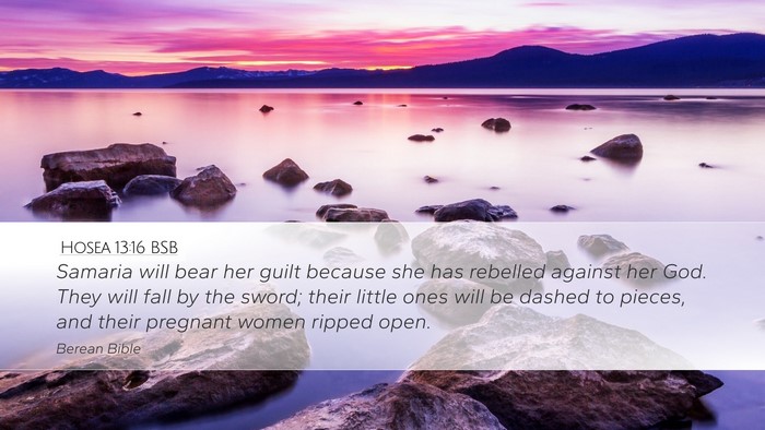 Hosea 13:16 BSB Bible Verse Image