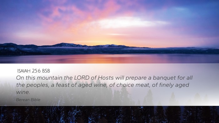 Isaiah 25:6 BSB Bible Verse Image