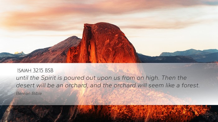 Isaiah 32:15 BSB Bible Verse Image