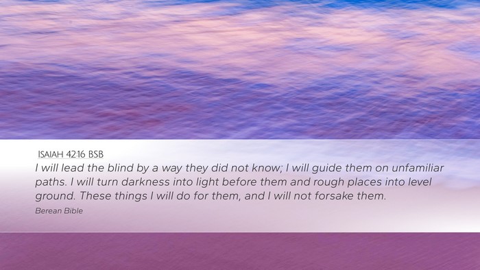 Isaiah 42:16 BSB Bible Verse Image