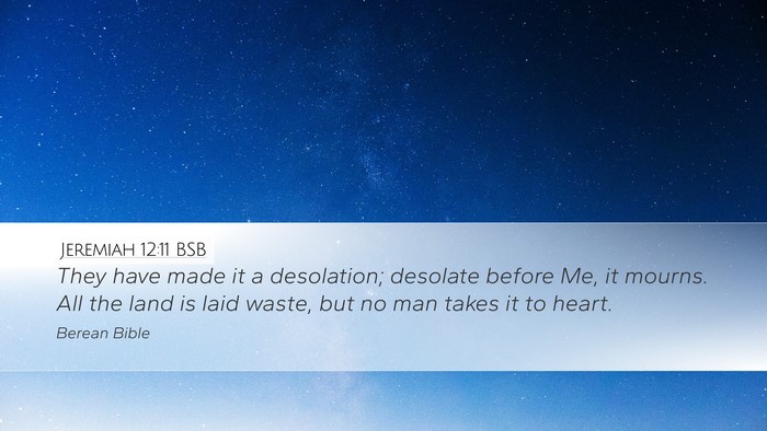 Jeremiah 12:11 BSB Bible Verse Image