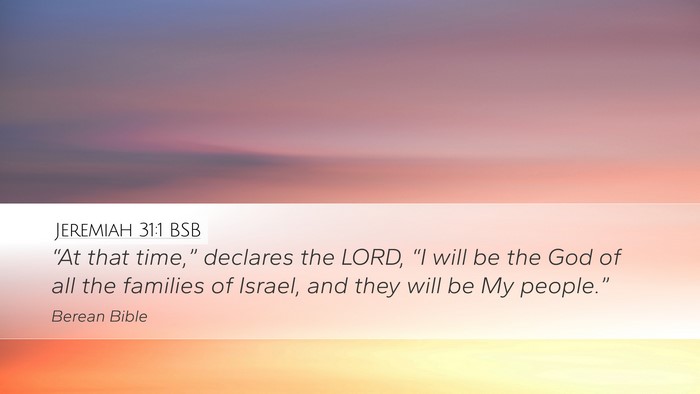 Jeremiah 31:1 BSB Bible Verse Image
