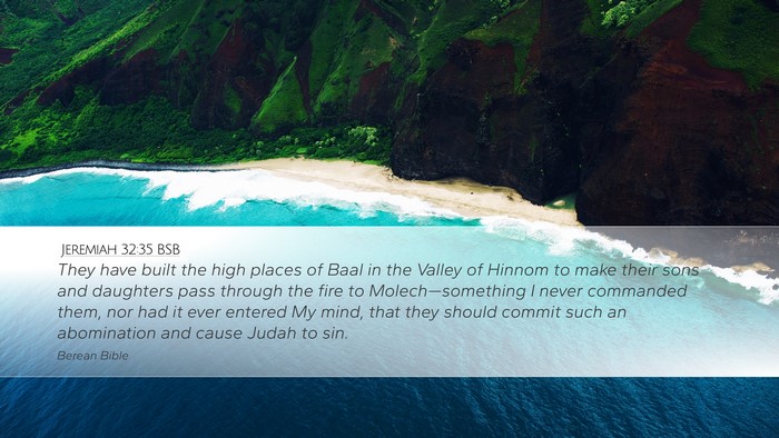 Jeremiah 32:35 BSB Bible Verse Image