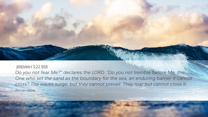 Jeremiah 5:22 BSB Bible Verse Image