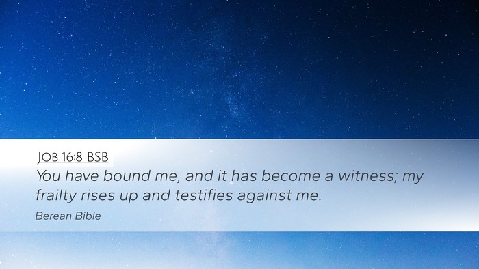 Job 16:8 BSB Bible Verse Image