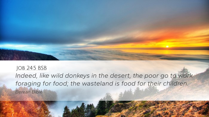 Job 24:5 BSB Bible Verse Image