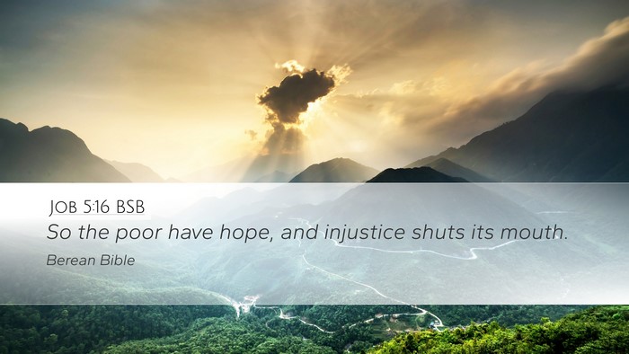 Job 5:16 BSB Bible Verse Image