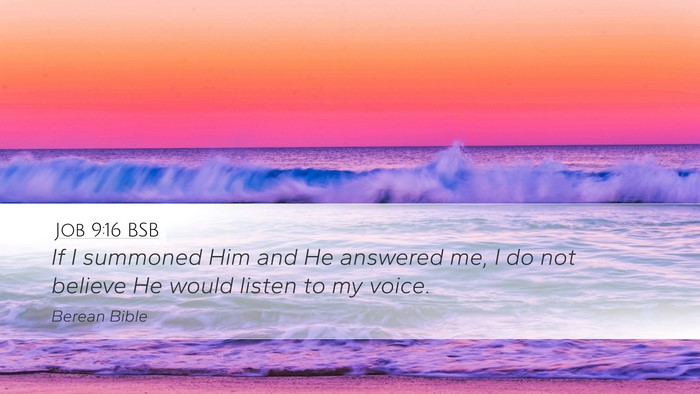 Job 9:16 BSB Bible Verse Image