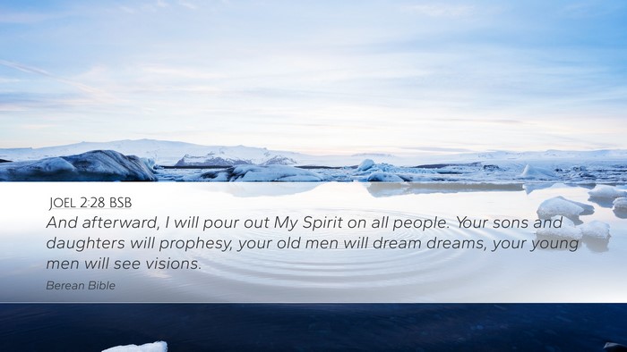 Joel 2:28 BSB Bible Verse Image