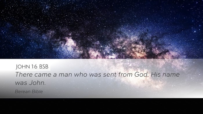 John 1:6 BSB Bible Verse Image