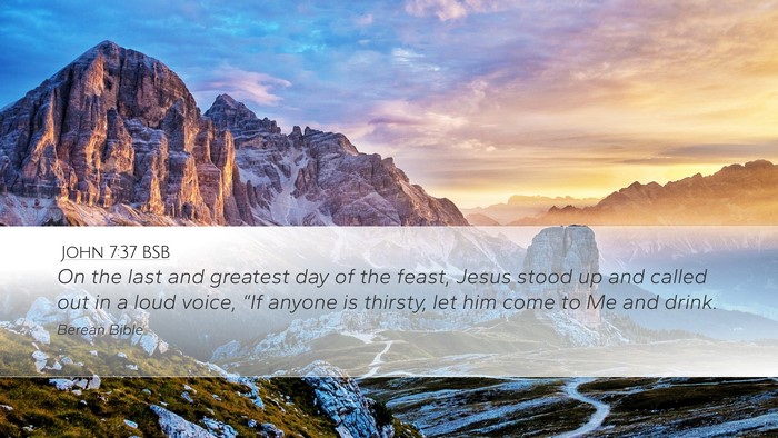 John 7:37 BSB Bible Verse Image