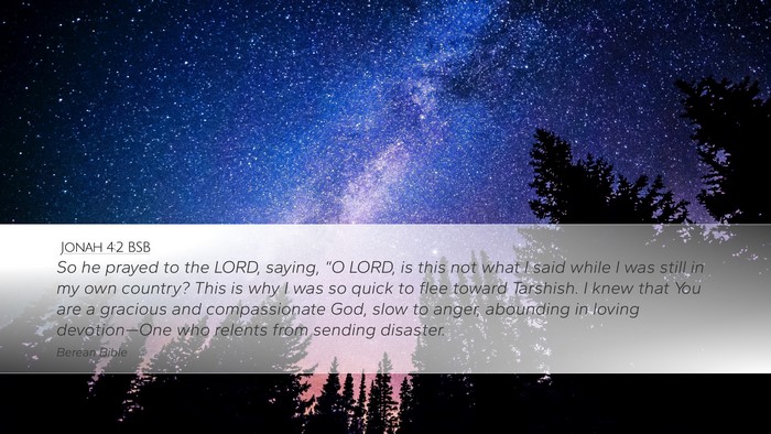 Jonah 4:2 BSB Bible Verse Image