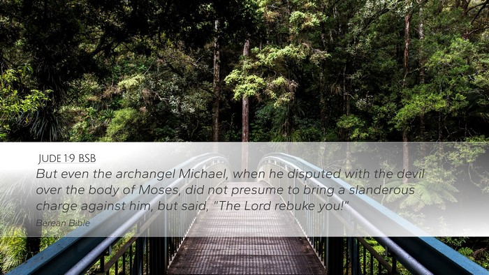 Jude 1:9 BSB Bible Verse Image
